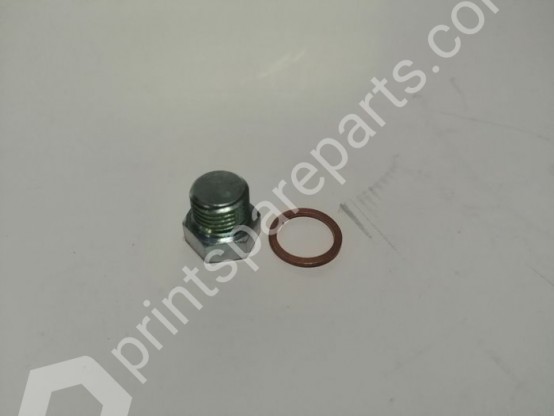 Brass washer with a cap, new