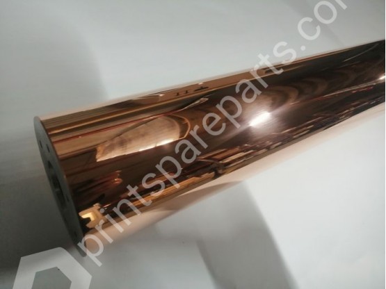 Roller with brass coating
