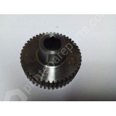 Feed drum torsion adjustment worm wheel