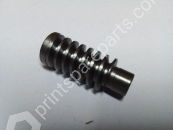 Feed drum torsion adjustment worm wheel