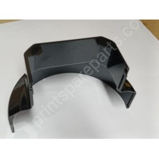Electric motor fan cover