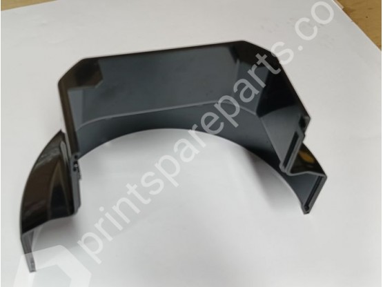 Electric motor fan cover